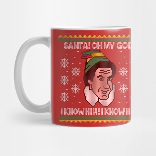 Buddy ugly christmas sweater Mug